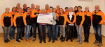 Die Gruppe des Rohrbacher Lauftreffs bei der Spendenübergabe an die Sinsheimer Tafel e.V. Fotos: B. Gebhard